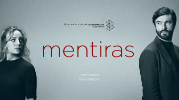 Cartel oficial de 'Mentiras', protagonizada por Ángela Cremonte y Javier Rey Cartel oficial de 'Mentiras', protagonizada por Ángela Cremonte y Javier Rey